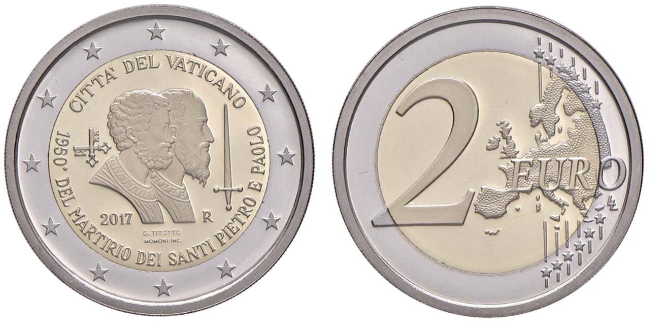 2017 2 € pierre paul