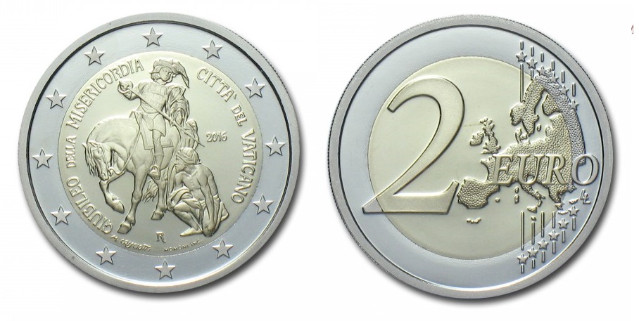 2016 2 € miséricorde